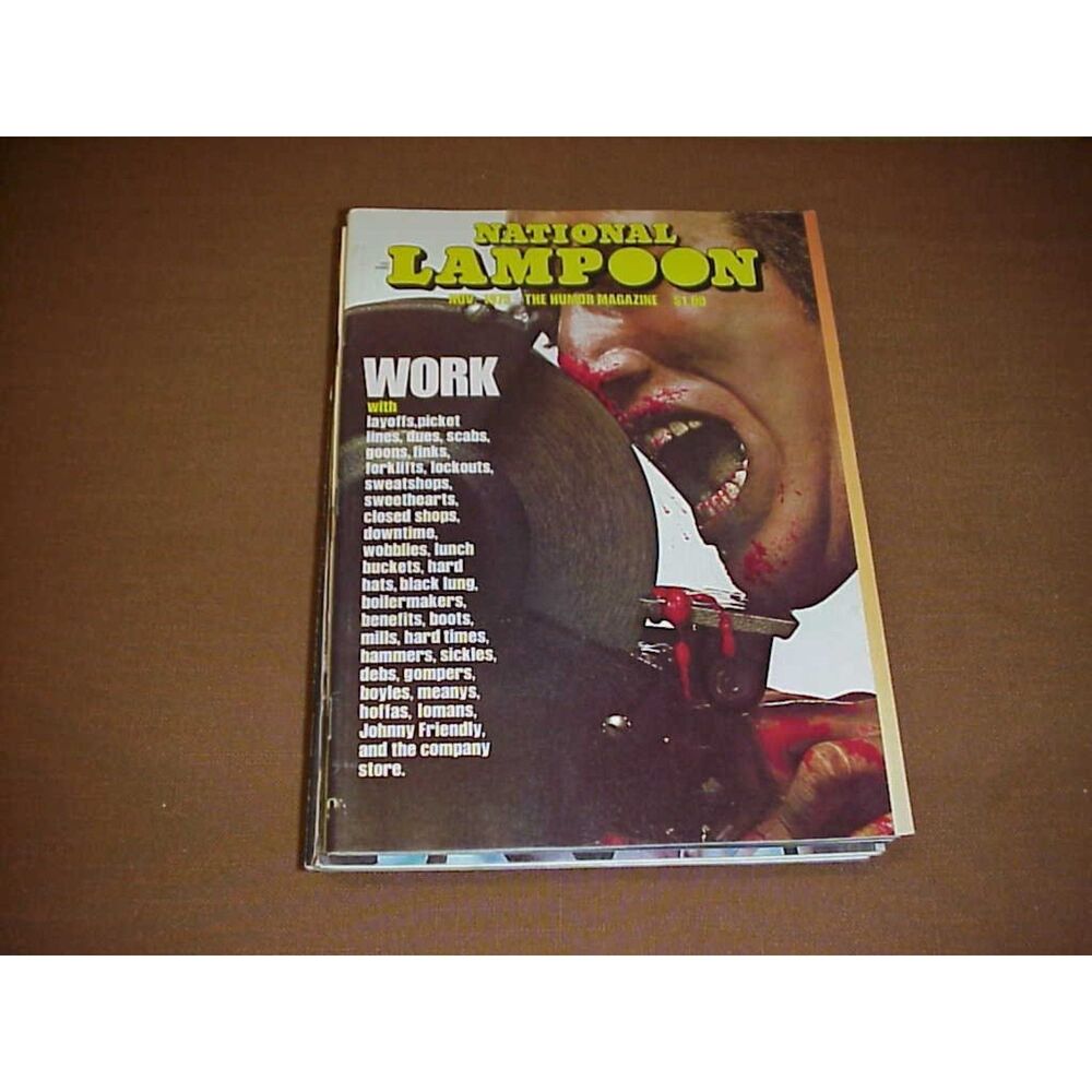 Vintage National Lampoon Magazine #68-November 1975 Work